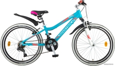 Велосипед Novatrack Novara 24 2019 11" бирюзовый