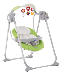 Качели Chicco Polly Swing Up зеленые 7911051