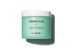 Спонж косметический Derma Plan Green Trouble Pad The Saem