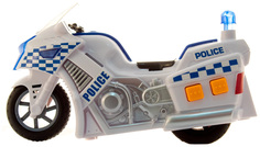 Полицейский мотоцикл Teamsterz (свет, звук) HTI