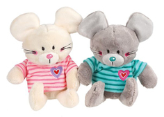 Мягкая игрушка животное Fluffy Family Мышонок Мики в кофте 681597
