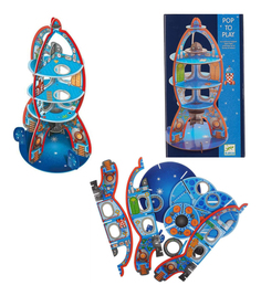 Конструктор для малышей Djeco Up to space 3D