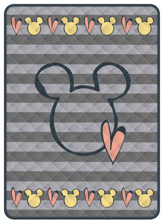 Покрывало, "Disney", Поплин, 160х200 см, Minnie carrot