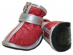 Обувь для собак Triol размер XL, 2 шт красный
