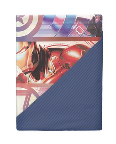 Комплект постельного белья MARVEL Мстители полутороспальный Набивной