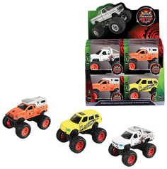 Машина ин. мет. 1:55 Бигфуты, открываются двери, Пламенный мотор