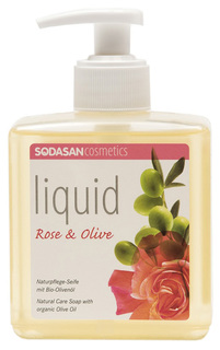 Жидкое мыло SODASAN Rose-Olive 300 мл