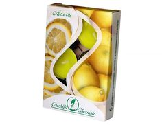 Ароматические свечи Омский Свечной лимон 3,8х1,6 см 001803-свеча