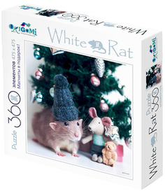 Пазл 360эл White Rat Лучший подарок + 4 магнита Origami