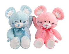 Мягкая игрушка животное Fluffy Family Мышонок Мики-зефирка 681593