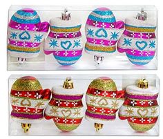 Набор елочных игрушек Новогодняя сказка 971063 7 см