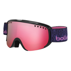 Горнолыжная маска Bolle Scarlett 2016 Shiny Black Purple Wood/Vermillon Gun