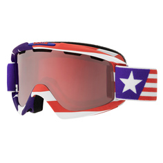 Горнолыжная маска Bolle Nova 2016 Matte Ltd Edition Usa/Vermillon Gun