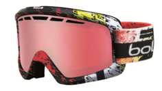 Горнолыжная маска Bolle Nova II 2016 Matte Black Red Zenith/Polarized Vermillon