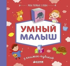 9 книжек-кубиков. Умный малыш Clever