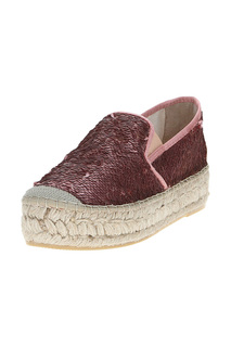Эспадрильи женские Baldinini Trend DE7806S05LENT9191 36 RU бордовые