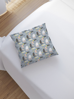 JoyArty Наволочка декоративная «Медуз постигло счастье» на молнии, 45x45 см