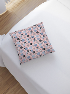 JoyArty Наволочка декоративная «Круглые рыбки» на молнии, 45x45 см