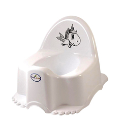 ТЕГА Горшок туалетный со звук. эфф.ECO JEDNOROZEC (ЕДИНОРОГ) белый Tega Baby