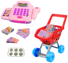 Касса со сканером, продуктовой тележкой и аксессуарами, феи ВИНКС, 30 предметов Winx