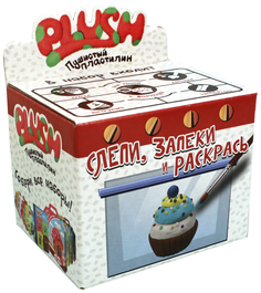 Пушистый пластилин "PLUSH", набор "Запекание" Фабрика игрушек "888"