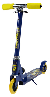 Самокат складной GRAFFITI, колёса PVC d=100 мм, цвет синий Graffiti