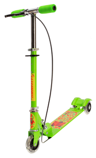 Самокат детский GRAFFITI Feline, цвет зелёный Graffiti