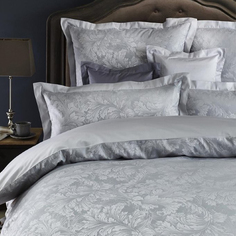 Комплект постельного белья 1,5-спальный BAUER Akanthus, серый Бауэр
