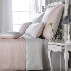 Комплект постельного белья евро BAUER Gwen, розовый Бауэр