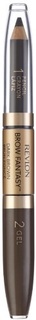 Карандаш и гель для бровей REVLON Colorstay Brow Fantasy Pencil & Gel, тон 106 Dark Brown