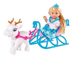 Кукла Simba Еви на санях, 12 см