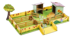 Конструктор деревянный Djeco Maries farm 3D