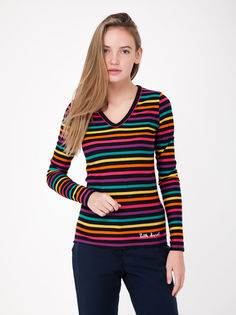 Лонгслив женский Little Marcel LM_H12IIF041235 разноцветный XS