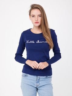 Лонгслив женский Little Marcel LM_PC4IBF003ARBLC синий 2XS