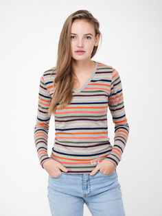 Лонгслив женский Little Marcel LM_H12IIF035237 разноцветный L