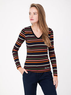 Лонгслив женский Little Marcel LM_H12IIF035233 разноцветный XS