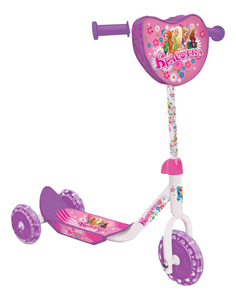Самокат трехколесный 1 Toy Красотка Т53991 белый