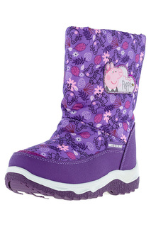 Сапоги детские Peppa Pig, цв.фиолетовый; розовый, р-р 24
