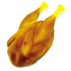 Игрушка для собак DEZZIE Тушка курицы, винил, 13,5х7см