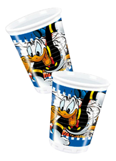 Одноразовые стаканы Дональд Дак. Утиные истории Procos S.A. 180 мл 8 штук