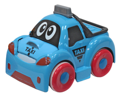 Машинка пластиковая 1TOY Парковка. Такси 8 см в ассортименте