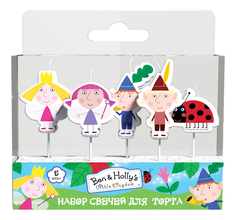 Свеча для торта Ben & Holly 5 шт. Росмэн