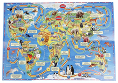 Семейная настольная игра Умка Животные Мира