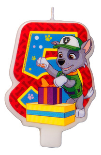 Свеча-цифра Paw Patrol № 5 31357