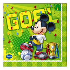 Сервировочная салфетка Procos S.A. Микки футболист 20 шт.