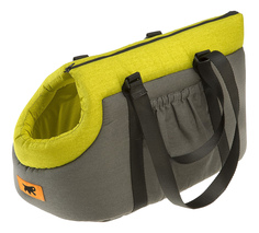 Переноска Ferplast Borsello 20x30x20см серый, желтый