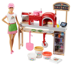 Игровой набор Барби "Пицца шеф" Mattel