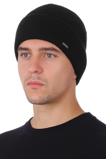 Шапка мужская FABRETTI F2018-46-18 черная ONE SIZE