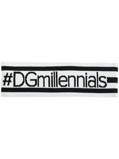 Dolce & Gabbana повязка на голову #DGmillennials