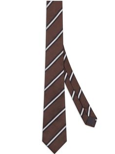 Fendi галстук в полоску